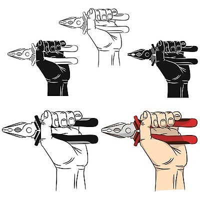 EPS 해외이미지 직업 손 실루엣 일러스트 노동자 손바닥 사람 장비 기구 공구 잡기 업무 작업실 손목 오브젝트 서비스 사인 클립 심플 펜치 유지 고립 지원 해외일러스트 모션 촬영기법 신체부위 도구 작업 파일형식 벡터 이미지허브