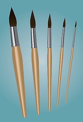 EPS 해외이미지 일러스트 잉크 손잡이 미술 세트 연필 페인트 공구 붓 변화 작음 큼 그림 예술가 캔버스 페인트붓 화가 해외일러스트 직업 컨셉 문화예술 학용품 필기구 도구 크기 파일형식 벡터 이미지허브