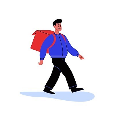 EPS 해외이미지 캐릭터 잡화 남자 선 음식 가방 일러스트 배낭 거리 패스트푸드 사람 소년 걷기 식당 검은색 저녁식사 카페 화물 흰색 표현 신선 플랫 배달원 상품 패키지 방법 엘리먼트 헬프 해외일러스트 일러캐릭터 직업 어린이 컬러 모션 상점 식사 운송업 도움 인스턴트 파일형식 벡터 이미지허브