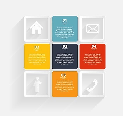 EPS 해외이미지 일러스트 비즈니스 사람모양 사람없음 그래픽 인포그래픽 편지 전화기 정사각형 심플 엘리먼트 집모양 해외일러스트 모양 도형 파일형식 벡터 이미지허브