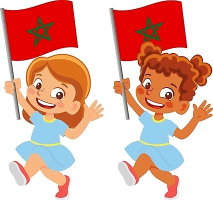 EPS 해외이미지 손 배너 물결 어린이 일러스트 깃발 심볼 바둑 모로코 해외일러스트 아프리카 놀이 사람 신체부위 파일형식 벡터 이미지허브
