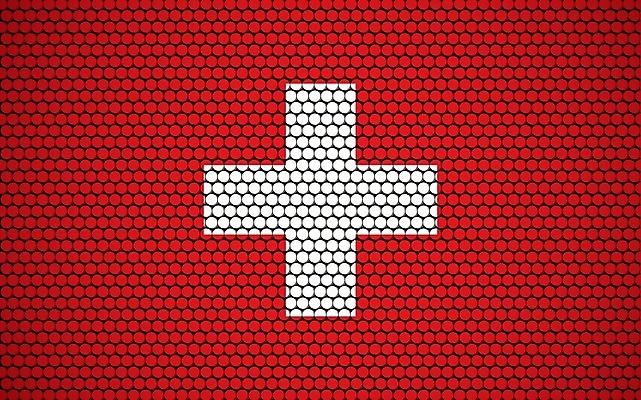 EPS 해외이미지 디자인 배너 유럽 여행 백그라운드 십자가 패턴 일러스트 벽지 표면 추상 미래 그래픽 장식 빨간색 빛 줄무늬 흰색 깃발 원형 심볼 스위스 사인 질감 모자이크 애국심 독립 유럽연합 전국 해외일러스트 도형 나라 컬러 컨셉 무늬 파일형식 벡터 이미지허브