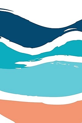 EPS 해외이미지 포스터 파도 바다 여행 백그라운드 일러스트 추상 세로 물 여름 파란색 붓 그림 질감 해외일러스트 자연요소 계절 컬러 무늬 파일형식 벡터 이미지허브