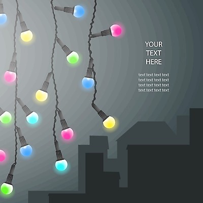 EPS 해외이미지 디자인 실루엣 백그라운드 일러스트 풍경 건물 그래픽 장식 빛 화환 전선 램프 도시 야간 타운 스타일 주도 현실 해외일러스트 자연요소 건축물 꽃 조명 촬영기법 예절 파일형식 벡터 이미지허브