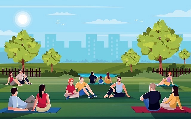 EPS 해외이미지 전신 공원 여자 남자 어린이 데이트 일러스트 가족 휴식 함께함 앉기 소년 여러명 상반신 성인 소풍 매트 도시 군중 해외일러스트 공공시설 다수 컨셉 관계 모션 사람 야외활동 파일형식 벡터 이미지허브