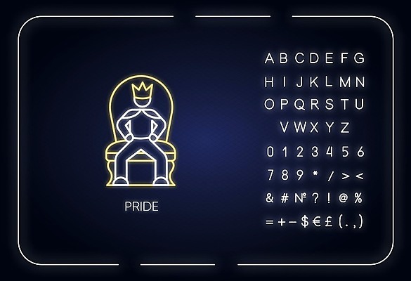 EPS 해외이미지 일러스트 왕관 사람모양 사람없음 네온 거만함 왕좌 해외일러스트 모양 컨셉 파일형식 벡터 이미지허브