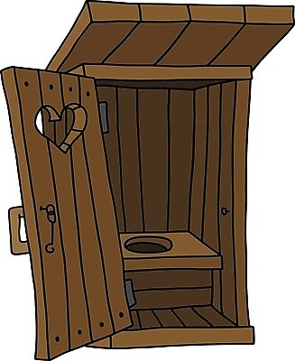 EPS 해외이미지 일러스트 목재 문 오픈 장롱 클래식 만화 먼지 변기통 옛날 판잣집 해외일러스트 나무 가구 컨셉 재료 주택 파일형식 벡터 이미지허브