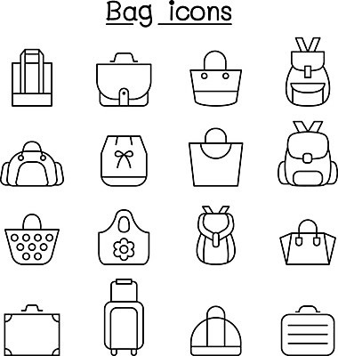 EPS 해외이미지 모양 실루엣 종이 스포츠 여행 일러스트 배낭 선물 사람없음 쇼핑 세트 세일 바구니 상점 재활용 캠핑 핸드백 짐 지갑 플라스틱 가죽 문서 소매 마케팅 스타일 해외일러스트 가방 재질 레저 촬영기법 친환경 파일형식 벡터 이미지허브