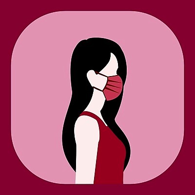 EPS 해외이미지 일러스트 가면 안전 바이러스 해외일러스트 파일형식 벡터 이미지허브