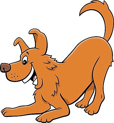 EPS 해외이미지 캐릭터 엎드리기 일러스트 사람없음 반려동물 갈색 귀여움 개 만화 해외일러스트 일러캐릭터 동물 컬러 컨셉 포유류 모션 파일형식 벡터 이미지허브