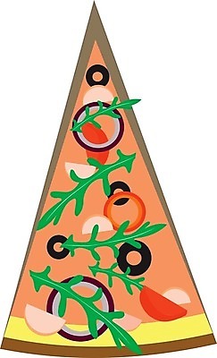 EPS 해외이미지 일러스트 피자 사람없음 조각피자 피자조각 해외일러스트 조각 패스트푸드 서양음식 파일형식 벡터 이미지허브