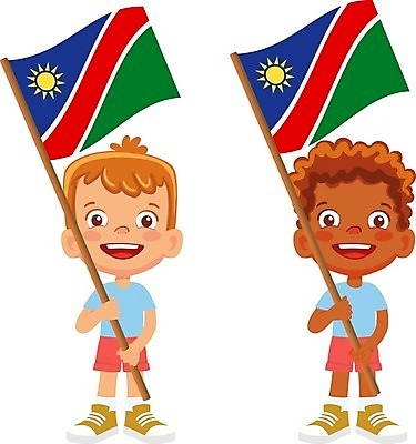 EPS 해외이미지 클립아트 손 배너 물결 어린이 일러스트 소년 깃발 심볼 깃대 나미비아 해외일러스트 남자 사람 신체부위 남아프리카 파일형식 벡터 이미지허브