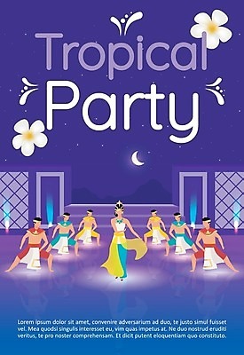 EPS 해외이미지 여자 남자 포스터 별 여행 일러스트 밤하늘 여러명 성인 빛 무대 달 춤 전통의상 즐거움 휴양지 성인만 해외일러스트 자연요소 전통 감정 다수 하늘 문화예술 사람 장소 야간 파일형식 벡터 이미지허브