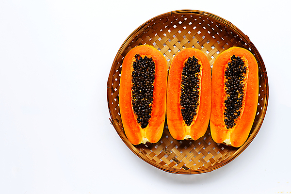 포토 JPG 해외이미지 단면 실내 씨앗 사람없음 소쿠리 세개 열대과일 흰배경 담기 파파야 해외포토 식물 백그라운드 과일 모션 3 내부 바구니 흰색 파일형식 이미지허브