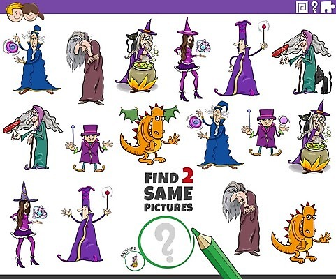 EPS 해외이미지 캐릭터 디자인 교육 어린이 일러스트 동화 그래픽 유치원 시험 마법사 게임 용 쌍 퍼즐 어플리케이션 만화 검색 준비 그림 마녀 공상 문제집 발견 똑같은 해외일러스트 일러캐릭터 놀이 사람 책 파일형식 벡터 이미지허브