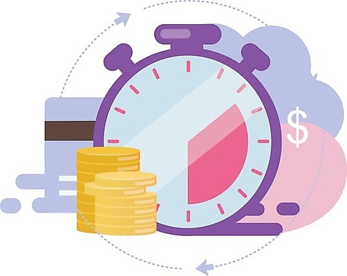 EPS 해외이미지 디자인 백그라운드 컨셉 돈 일러스트 아이디어 그래픽 금융 달러 흰색 표현 시간 신용카드 플랫 만화 서비스 속도 투자 상업 수익 타이머 대출 빚 계좌 고립 관심 기간 세금 순간 자금 초시계 한계 수수료 해외일러스트 시계 컬러 비즈니스 경제 재산 요금 파일형식 벡터 이미지허브