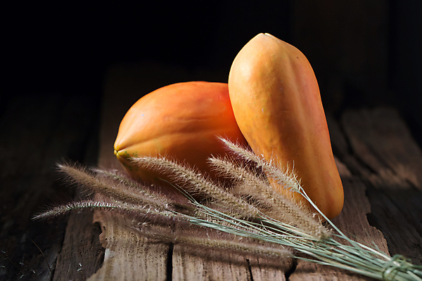 포토 JPG 해외이미지 실내 사람없음 두개 열대과일 파파야 나무배경 해외포토 백그라운드 2 과일 내부 파일형식 이미지허브