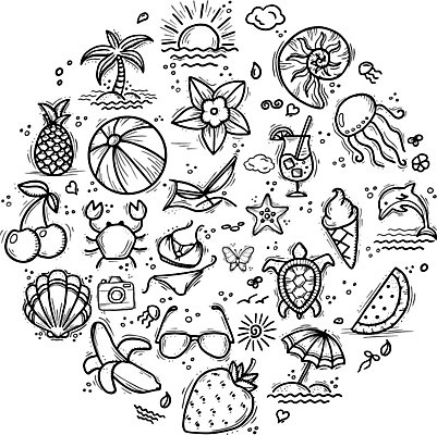 EPS 해외이미지 나무 손 디자인 계절 음료 파도 바다 섬 여행 백그라운드 스티커 일러스트 자연 휴가 조개 휴식 손바닥 그래픽 여름 세트 선글라스 태양 카메라 칵테일 원형 낙서 스케치 수집 심볼 오브젝트 그림 휴양지 윤곽 엘리먼트 레터링 해외일러스트 자연요소 도형 식물 안경 컨셉 어패류 주류 미술 신체부위 전자제품 장소 생태계 파일형식 벡터 이미지허브
