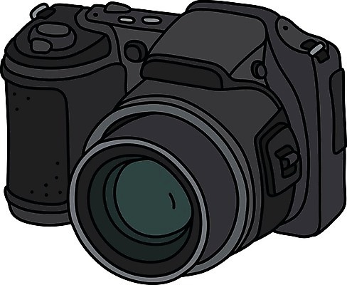 EPS 해외이미지 여행 일러스트 유리 미술 빛 카메라 디지털 검은색 발사 만화 사진사 그림 리포터 해외일러스트 직업 컬러 재질 문화예술 전자제품 작가 파일형식 벡터 이미지허브