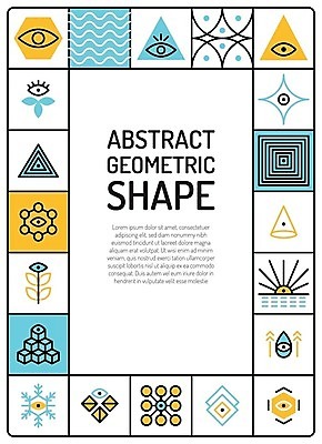 EPS 해외이미지 잎 일러스트 추상 눈꽃 사람없음 물방울 눈송이 삼각형 정사각형 육각형 기하학 원뿔 해외일러스트 도형 식물 무늬 눈_날씨 파일형식 벡터 이미지허브