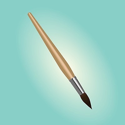 EPS 해외이미지 일러스트 잉크 손잡이 미술 세트 연필 페인트 공구 붓 그림 예술가 캔버스 페인트붓 화가 해외일러스트 직업 문화예술 학용품 필기구 도구 파일형식 벡터 이미지허브