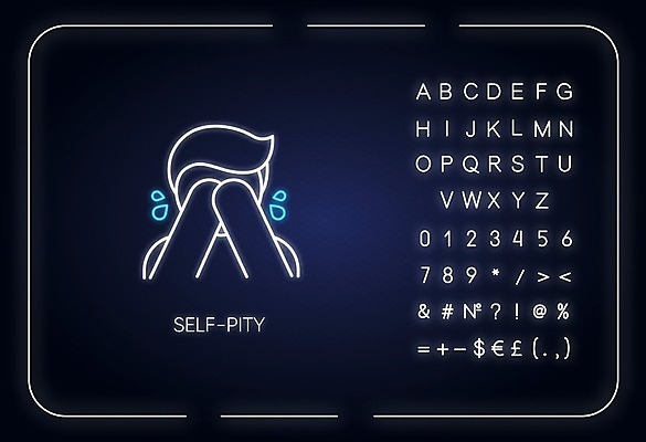 EPS 해외이미지 일러스트 사람모양 사람없음 울음 눈물 네온 동정 해외일러스트 모양 감정 표정 파일형식 벡터 이미지허브