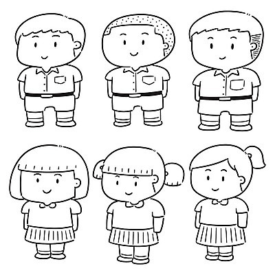EPS 해외이미지 캐릭터 학생 디자인 행복 얼굴 어린이 선 셔츠 유니폼 일러스트 반바지 학교 아이디어 미소 소년 그래픽 장식 스터디 세트 치마 그리기 만화 스케치 수집 심볼 라인아트 오브젝트 사인 클립 심플 손그림 타격 해외일러스트 일러캐릭터 옷 교육 남자 감정 컨셉 상의 바지 모션 하의 표정 미술 사람 신체부위 학습 파일형식 벡터 이미지허브