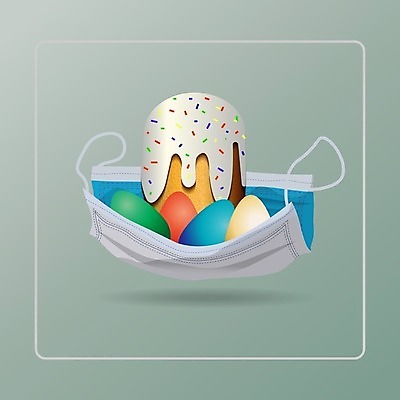 EPS 해외이미지 일러스트 마스크 타이포그라피 사람없음 케이크 담기 부활절계란 스프링클 해외일러스트 문자 모션 디저트 부활절 장식 계란 파일형식 벡터 기념일 음식 알 이벤트 이미지허브