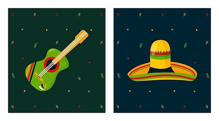 EPS 해외이미지 템플릿 전통 디자인 배너 행복 포스터 문화 백그라운드 일러스트 텍스트 휴가 멕시코 미술 이벤트 타이포그라피 장식 컬러풀 파티 축제 미국 축하 인사 신용카드 5월 심볼 초대 5 후추 히스패닉 고립 레터링 해외일러스트 문자 감정 컬러 컨셉 북아메리카 문화예술 금융 숫자 예절 날짜 향신료 파일형식 벡터 이미지허브