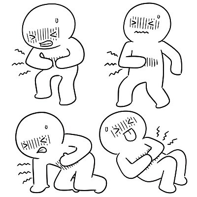 EPS 해외이미지 캐릭터 일러스트 사람모양 건강 사람없음 고통 환자 복통 해외일러스트 일러캐릭터 모양 감정 의학 질병 파일형식 벡터 이미지허브