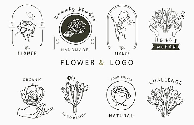 EPS 해외이미지 손 꽃다발 잎 라인일러스트 일러스트 신체부위 세트 장미 튤립 달 원형 심볼 라인아트 해외일러스트 자연요소 도형 식물 꽃 선 사람 파일형식 벡터 이미지허브