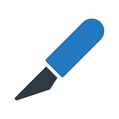EPS 해외이미지 디자인 일러스트 건강 병원 약 금속 장비 의사 기구 도구 공구 칼날 수술 칼 자르기 심볼 사인 심플 날카로움 외과 돌봄 절개 커터 해외일러스트 의학 모션 재질 의료진 파일형식 벡터 직업 이미지허브