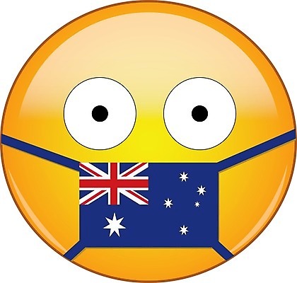 EPS 해외이미지 캐릭터 감정 스티커 일러스트 건강 가면 노란색 고통 환자 의사 깃발 표현 바이러스 호주 질병 무서움 심볼 감염 외과 이모티콘 고립 전염병 해외일러스트 일러캐릭터 컬러 의학 병원 의료진 오세아니아 파일형식 벡터 이미지허브