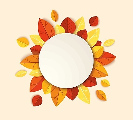 EPS 해외이미지 단풍 낙엽 일러스트 프레임 사람없음 주황색 가을 원형 해외일러스트 도형 계절 컬러 잎 파일형식 벡터 이미지허브
