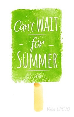 EPS 해외이미지 일러스트 수채화 사람없음 초록색 여름 손그림 막대아이스크림 해외일러스트 계절 컬러 아이스크림 파일형식 벡터 이미지허브