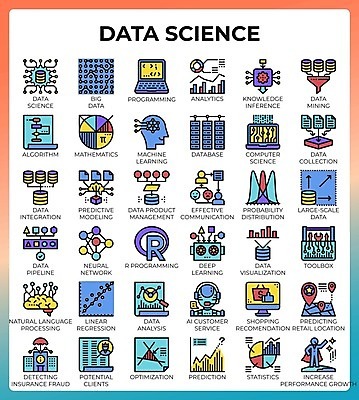 EPS 해외이미지 지도 일러스트 비즈니스 그래프 사람없음 노트북 동전 뇌 원그래프 GPS 프로그래밍 데이터댐 해외일러스트 돈 전자제품 작업 개발 파일형식 벡터 빅데이터 이미지허브