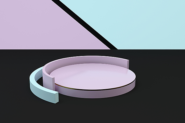 포토 JPG 해외이미지 백그라운드 사람없음 3D 보라색 검은색 공간 원형 단상 민트색 포디움 해외포토 도형 컬러 무대 디지털합성 파일형식 이미지허브