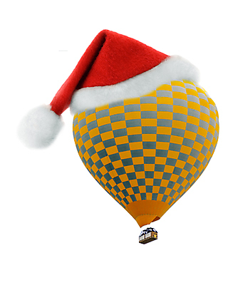 포토 JPG 해외이미지 산타모자 사람없음 열기구 비행 해외포토 모자_잡화 크리스마스 항공교통 파일형식 이미지허브