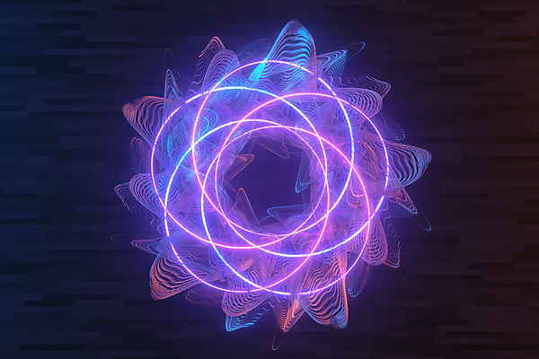 포토 JPG 해외이미지 백그라운드 꽃무늬 곡선 추상 프레임 사람없음 그래픽 3D 보라색 네온 해외포토 꽃 선 컬러 무늬 디지털합성 파일형식 이미지허브