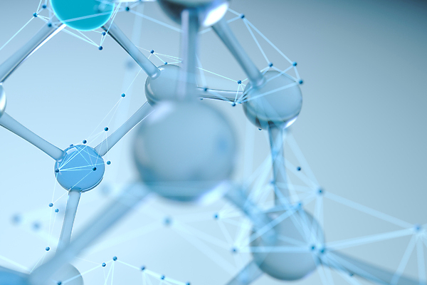 포토 JPG 해외이미지 선 하늘색 백그라운드 사람없음 그래픽 3D 원형 화학 DNA 연결 생물학 원자 기하학 블러 해외일러스트 도형 교육 과학 무늬 파란색 생명공학 디지털합성 파일형식 이미지허브