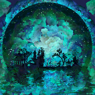 포토 JPG 해외이미지 밤하늘 추상 그림자 해변 사람없음 반짝임 반사 신비 달빛 번짐 청록색 마법 몽환 수평선 해외일러스트 바다 컬러 컨셉 무늬 모션 하늘 달 야간 파일형식 효과 이미지허브