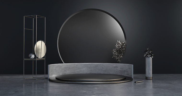 JPG 해외이미지 백그라운드 사람없음 3D 받침대 시멘트 해외포토 포토 디지털합성 파일형식 이미지허브