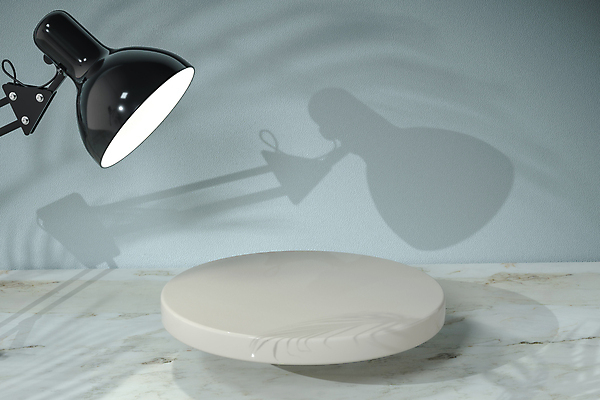 포토 JPG 해외이미지 백그라운드 그림자 사람없음 3D 공간 회색 스탠드 원형 분위기 대리석 단상 해외포토 도형 컬러 컨셉 재료 조명 디지털합성 파일형식 이미지허브