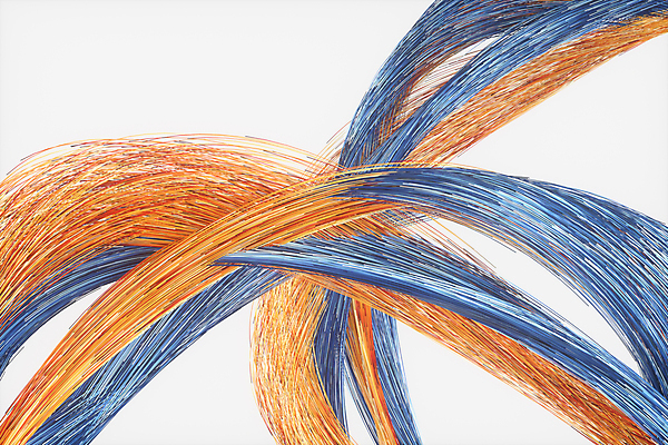 포토 JPG 해외이미지 곡선 그래픽백그라운드 추상 사람없음 그래픽 파란색 3D 주황색 웨이브 광섬유 교차 해외포토 선 컬러 백그라운드 무늬 디지털합성 파일형식 이미지허브