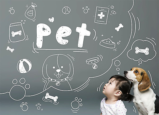 PSD 편집이미지 한마리 여자 말풍선 생각 포토일러 뼈 한명 사람 상반신 반려동물 한국인 아기 강아지 비글 목줄 개발자국 개밥그릇 반려 여자아기한명만 이미지편집 동물 1 그릇 동양인 개 발자국 애견용품 여자한명만 여자아기만 파일형식 반려용품