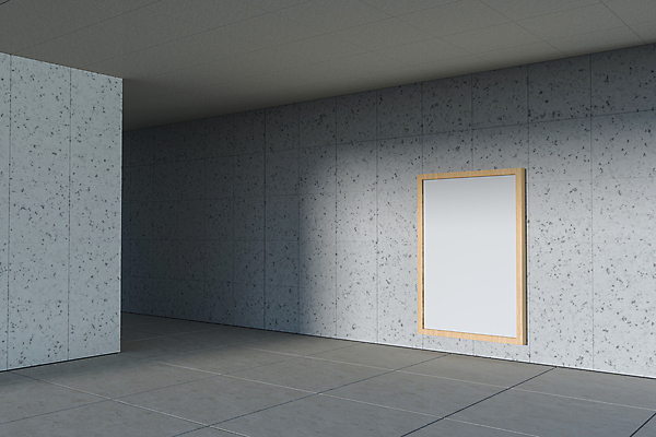 포토 JPG 해외이미지 액자 사람없음 내부 3D 어둠 공간 회색 대리석 비어있는 해외포토 컬러 재료 디지털합성 파일형식 이미지허브