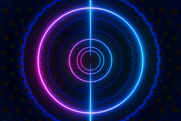 포토 JPG 해외이미지 백그라운드 추상 사람없음 그래픽 3D 원형 터널 직선 네온 터널속 해외포토 도형 길 선 무늬 디지털합성 파일형식 이미지허브