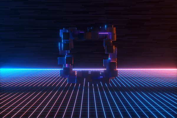 포토 JPG 해외이미지 백그라운드 추상 사각프레임 사람없음 그래픽 3D 사이버 큐브 정사각형 네온 해외포토 도형 무늬 프레임 사각형 디지털합성 파일형식 이미지허브