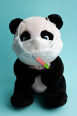 포토 JPG 해외이미지 백그라운드 컨셉 가면 사람없음 치료 파란색 장난감 온도계 판다 해외포토 컬러 곰 의학 파일형식 이미지허브