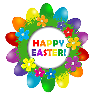 JPG 해외이미지 꽃 일러스트 사람없음 부활절계란 해외일러스트 식물 부활절 계란 파일형식 이미지허브